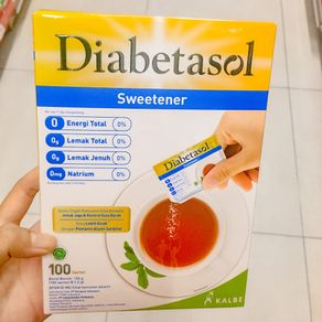 Diabetasol Sweetener 100 sachets | Gula Diabetasol