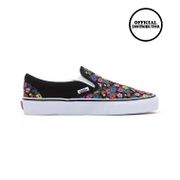 Vans UA Classic Slip-On Sepatu - Floral Black/White