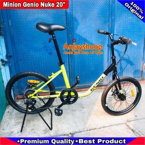 "Sepeda Minivelo 20"" Minion Genio Nuke 20 inch 7 speed"