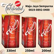 teh botol kotak sosro ukuran 330ml 250ml 200ml - 24pcs - 200ml
