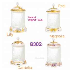 Toples Permen Kaca Flora G302 