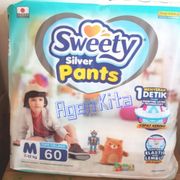 Sweety Silver Pants M60 L54
