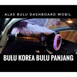 karpet bulu korea dasboard mobil import