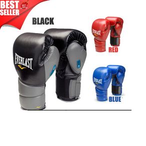 everlast protex 2 boxing glove protex2 sarung tinju protex 2 muay thai - biru 10oz