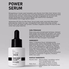 Power serum MS GLOW FOR MEN