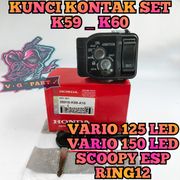 Kunci kontak set K59 VARIO 125 LED 150 LED SCOOPY VELG 12 plus jok kualitas ORIGINAL ASLI