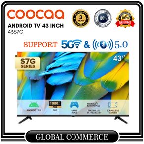 COOCAA TV 43 INCH - ANDROID 11 - Digital TV - 5G WIFI (COOCAA 43S7G)
