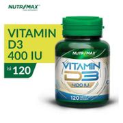 Nutrimax Vitamin D3 400 IU 120 Tablets