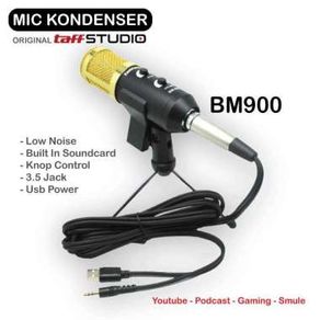 Taffware BM-900 Condenser Microphone with Mini Tripod