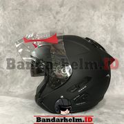 helm kyt galaxy hitam doff - m
