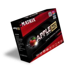 SET TOP BOX MATRIX DIGITAL DVBT2 APPLE HD MERAH