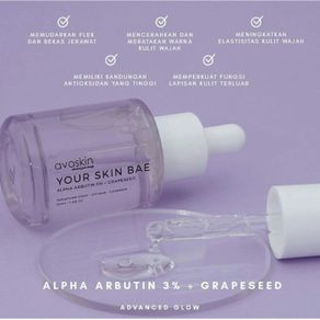 avoskin your skin bae serum serum 30ml - alpha arbutin