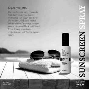 sunscreen spray ms glow men