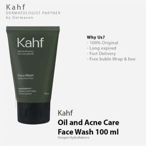 Kahf Oil and Acne Care Face Wash 100 ml / Sabun Cuci Muka Sabun Cuci Muka Acnes / Ampuh