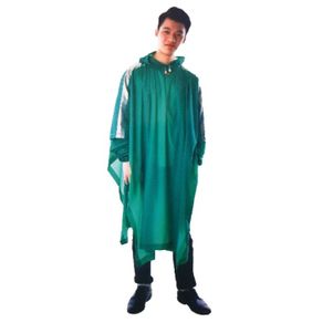 elmondo personal mantel jas hujan ponco lengan original jumbo - personal hijau
