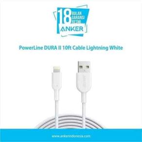 Anker Kabel Powerline Dura Ii 10Ft Lightning Iphone - Putih A8434H21