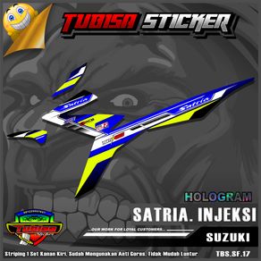 Sticker Striping Satria Fu 150 Injeksi - Stiker Striping Variasi Motor Satria Fu 150 Injeksi. TBS.SF.17