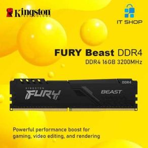 Kingston Fury BEAST 16GB DDR4 - 3200MHz