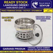 PANCI PENGHANGAT / PEMANAS SOP / POT SHABU DEEP SOUP BOWL LILIN WARMER
