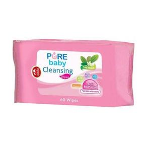 Pure Baby Cleansing Wipes Tea Olive [60 Wipes]