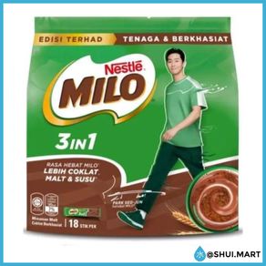 MILO MALAYSIA 3IN1 3 IN 1 CHOCOLATE MALT COKLAT COKELAT 594 GR