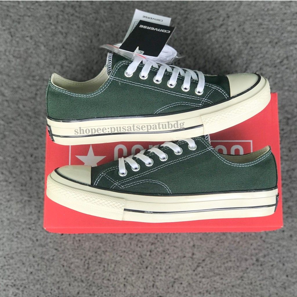 low green converse