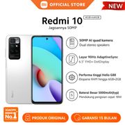 xiaomi official redmi 10 2022 4/64g smartphone - pebble white
