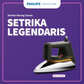 PHILIPS Dry Iron Classic HD1172 - Setrika HD 1172 Garansi Resmi
