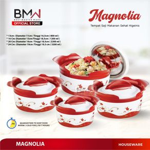 BMW Kitchen Ware - Panci Set Magnolia Food Warmer Tempat Penyimpanan / Wadah  Penghangat Makanan Panci sop