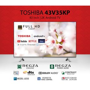 "LED Toshiba 43"" 43V35KP FHD Smart Android"