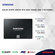 SAMSUNG Solid State Drive 870 EVO 250GB [MZ-77E250BW] - Black