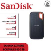 SanDisk External SSD 2TB - Extreme Portable SSD - up to 1050 MB/s