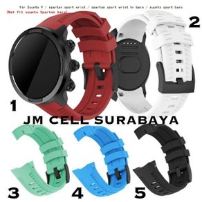 promo tali sport rubber strap untuk jam tangan suunto 9 - spartan