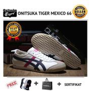 Sepatu Onitsuka tiger original mexico 66 white navy pink