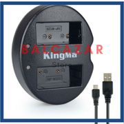 charger cas baterai kingma fujifilm bc-w126 np-w126 xa2 xa3 xt20 xa10 - kingma
