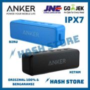Anker Soundcore 2 Portable Bluetooth Wireless Speaker IPX5 Waterproof - Biru