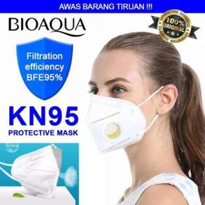 Masker Bioaqua KN95 Protective Mask Dengan Tabung Filter
