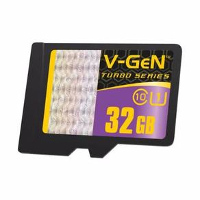 Micro SD 32 GB V-GEN Turbo Class 10 + Adapter