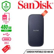 Sandisk Portable SSD E30 480GB / External SSD USB-C / Garansi 3 Tahun