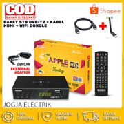 Set Top Box Matrix Apple Kuning Receiver TV STB Digital DVBT2