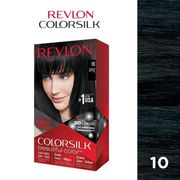 revlon colorsilk hair color cat rambut - 10 black