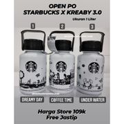 Starbucks X Kreaby Reusable Bottle Artherapy Center 1 Liter