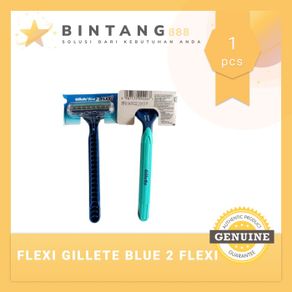 flexi gillette blue 2 flexi - alat cukur penghilang bulu