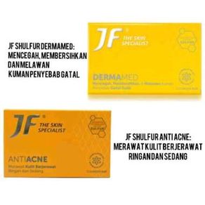 Sabun Batang JF Sulfur Anti Acne / Dermamed untuk Merawat kulit berjerawat - 90 Gr