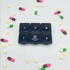 Gratis Ongkir Pill Box/ Pill Box 2 Sisi Tempat Obat/ Kotak Obat Made In Japan