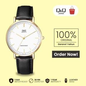 Jam Tangan Pria Original QQ QnQ Q Q Kulit