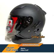 HELM KYT GALAXY TERBARU | HELM KYT GALAXY FLAT VISOR R HITAM DOFF