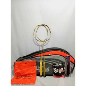 Raket Badminton HiQua Samurai Bonus Tas Kaos Senar Grip