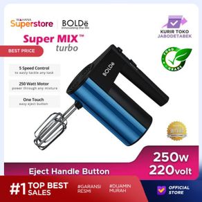 bolde hand mixer super mix turbo - biru
