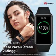 HUAWEI Band 6 Smartband AMOLED - Merah Muda